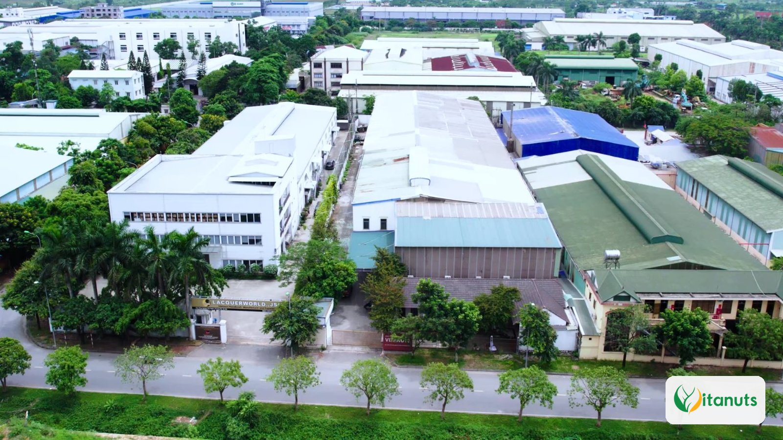 Toàn cảnh KCN Phú Nghĩa, Hà Nội, nơi đặt nhà máy Vitanuts